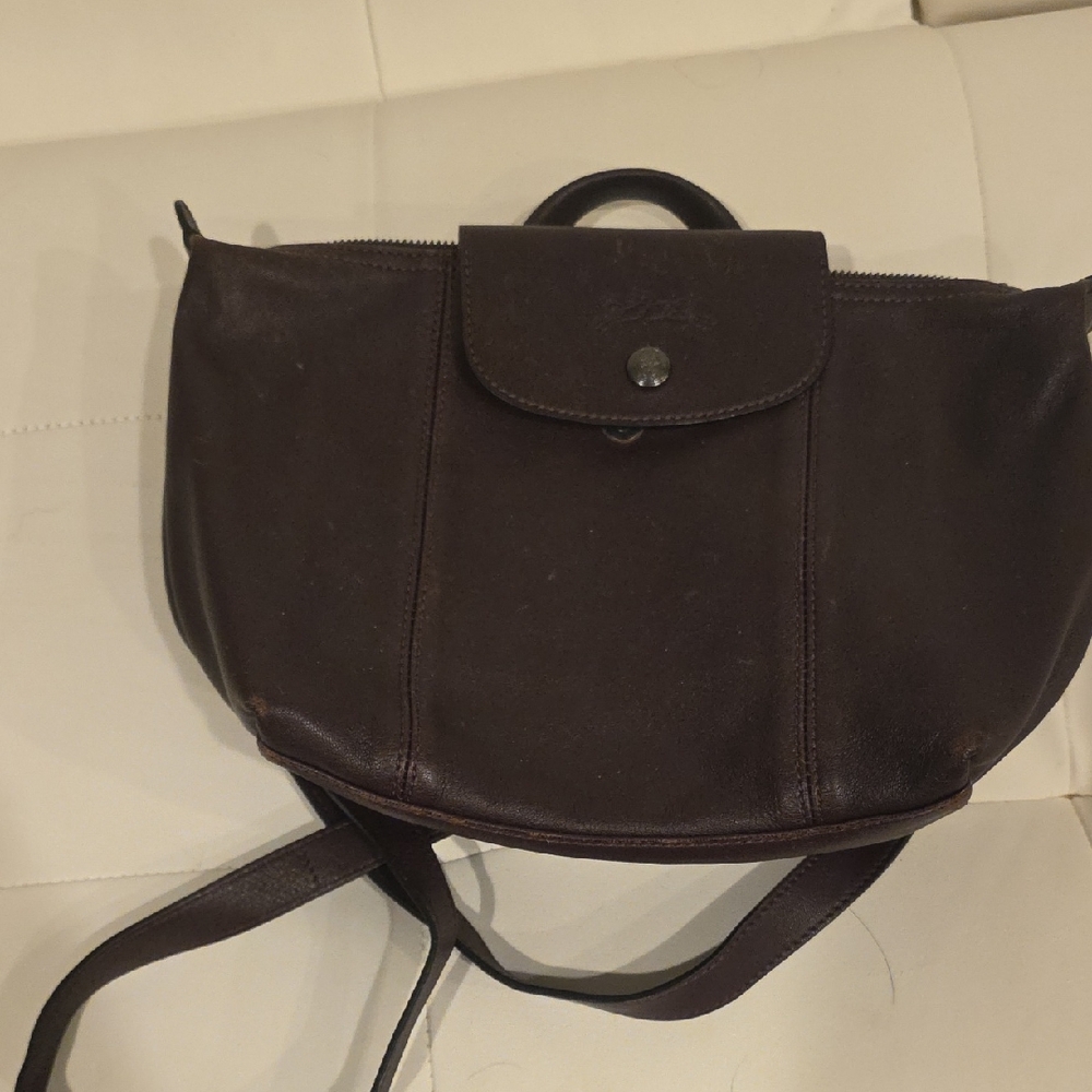 Longchamp Dark Brown Backpack